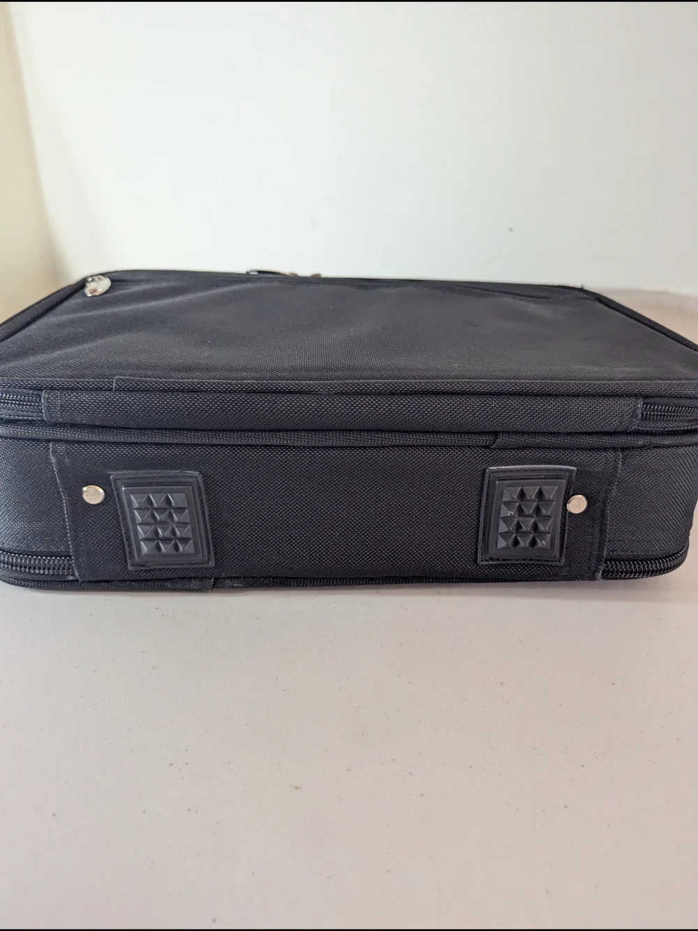 New with tags American Uni travel laptop and document organizer bag in black.
